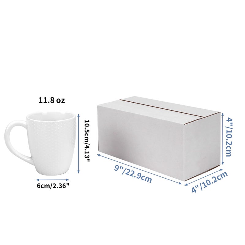 Hoikwo 9x4x4 Shipping Boxes Set of 25, White Corrugated Cardboard Box for Small Business for Packaging Mailing - Image 2